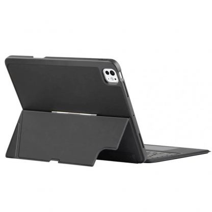 Tech-Protect SmartCase Mag Pen and Keyboard - кожен калъф с магнитно закрепяне и безжична блутут клавиатура за iPad Pro 13 (2024) (черен) 6