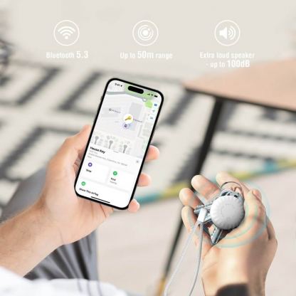 4smarts SkyTag Plus Location Finder 4 Set - комплект от 4 броя устройство за намиране на изгубени вещи чрез FindMy (бял) 4