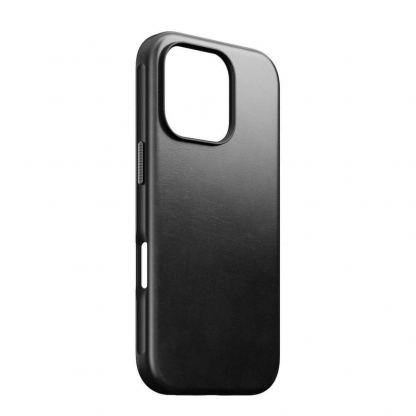 Nomad Modern Horween Leather MagSafe Case - кожен (естествена кожа) кейс с MagSafe за iPhone 16 Pro (черен) 3