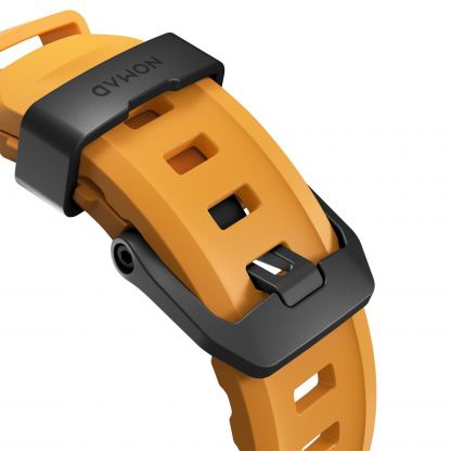 Nomad Rocky Point Strap - силиконова каишка за Apple Watch 42мм, 44мм, 45мм, 46мм, Ultra 49мм (жълт-черен) 4