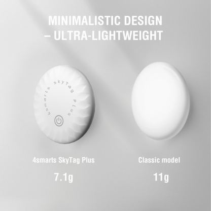 4smarts SkyTag Plus Location Finder Set - комплект от 2 броя устройство за намиране на изгубени вещи чрез FindMy (бял) 6