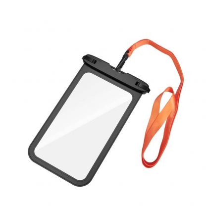4smarts Active Pro Stark Universal Waterproof Case IPX8 - универсален водоустойчив калъф за смартфони до 9 инча (черен-прозрачен) 2