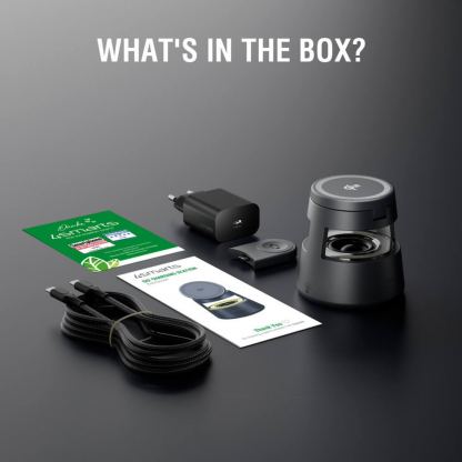 4smarts Qi2 Aura Sound 3-in-1 Charging Station With Bluetooth Speaker - безжичен спийкър с тройна поставка (пад) за безжично зареждане за iPhone с Magsafe и AirPods (тъмносив) 8