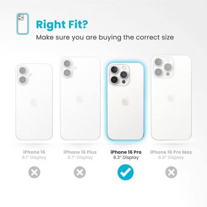 Speck Presidio 2 Grip MagSafe With ClickLock Case - удароустойчив хибриден кейс с Magsafe за iPhone 16 Pro (черен) 7