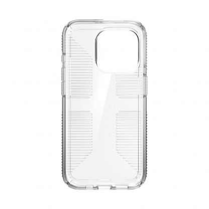 Speck GemShell Grip Case - удароустойчив хибриден кейс за iPhone 15 Pro (прозрачен) 9