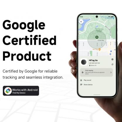 MiLi MiBell Android Trackable Copper Bicycle Bell - звънец за колело с вградено устройство за намиране на изгубени вещи чрез Android Find My Dvice (черен) 2