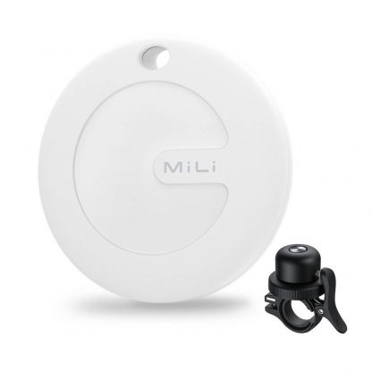 MiLi MiBell Android Trackable Copper Bicycle Bell - звънец за колело с вградено устройство за намиране на изгубени вещи чрез Android Find My Dvice (черен) 9