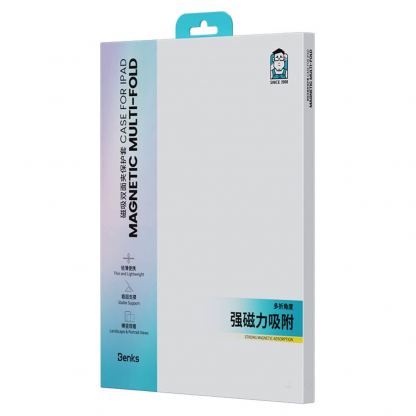 Benks Urban Magnetic Fold Case - магнитен полиуретанов калъф с поставка за iPad Air 13 (2024) (черен) 8