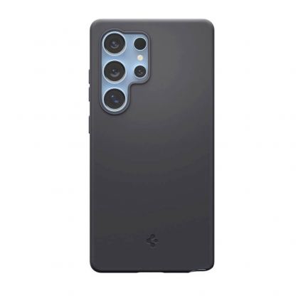 Spigen Silicone Fit MagFit Qi2 MagSafe Case - силиконов (TPU) калъф с MagSafe за Samsung Galaxy S25 Ultra (черен) 2