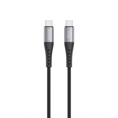 4smarts USB-C to USB-C Data Cable 60W - кабел с бързо зареждане за устройства с USB-C порт (200 см) (черен)  3