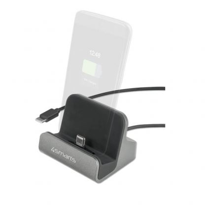 4smarts Charging Station VoltDock USB-C 60W - док станция за зареждане на мобилни устройства с USB-C порт (сив) 2