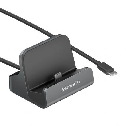 4smarts Charging Station VoltDock USB-C 60W - док станция за зареждане на мобилни устройства с USB-C порт (сив) 3