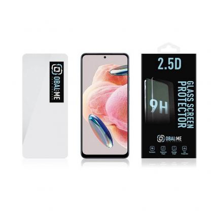 OBALME Tempered Glass Screen Protector 2.5D - калено стъклено защитно покритие за дисплея на Xiaomi Redmi 12, Redmi 12 5G (прозрачен) 3