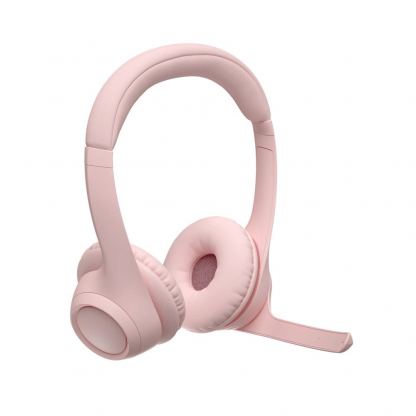 Logitech Zone 300 Wireless Headphones with Noise-Cancelling Mic - безжични Bluetooth слушалки с вграден микрофон за мобилни устройства (розов) 2