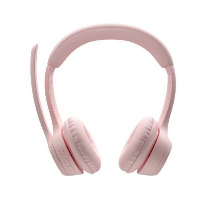 Logitech Zone 300 Wireless Headphones with Noise-Cancelling Mic - безжични Bluetooth слушалки с вграден микрофон за мобилни устройства (розов) 3