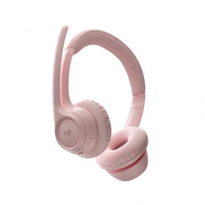 Logitech Zone 300 Wireless Headphones with Noise-Cancelling Mic - безжични Bluetooth слушалки с вграден микрофон за мобилни устройства (розов) 5