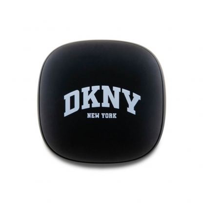 DKNY 3D Rubber Matte Finish Stereo TWS Headset - безжични блутут слушалки със зареждащ кейс за мобилни устройства (черен) 3