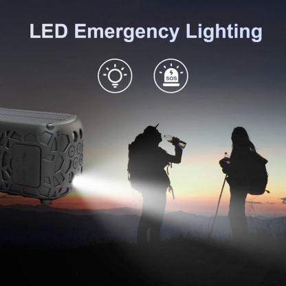 4smarts Endless Summer Solar Bluetooth Speaker 10W - портативен безжичен блутут спийкър с MicroSD слот и соларен панел за мобилни устройства (черен) 3