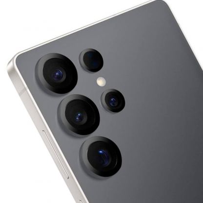 OBALME Tempered Glass Camera Lens Protector - предпазни стъклени лещи за камерата на Samsung Galaxy S25 Ultra (черен) 2