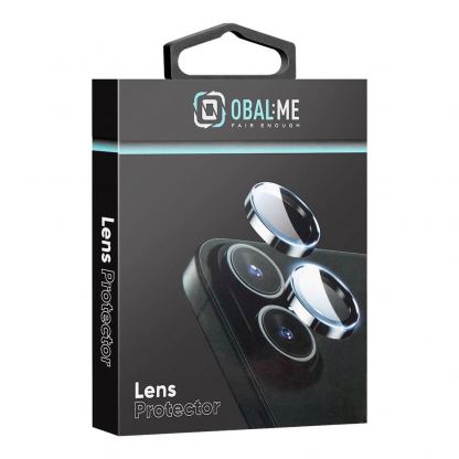 OBALME Tempered Glass Camera Lens Protector - предпазни стъклени лещи за камерата на iPhone 16, iPhone 16 Plus (черен) 5