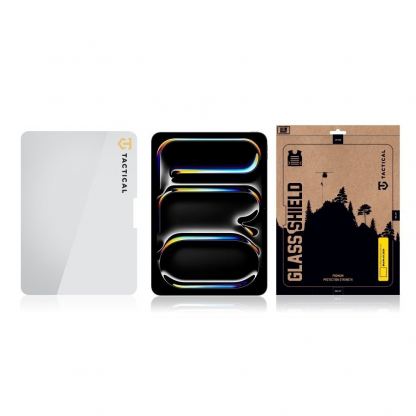 Tactical Glass Shield Tempered Glass 2.5D - калено стъклено защитно покритие за дисплея на iPad Pro 13 (2024) (прозрачен) 3