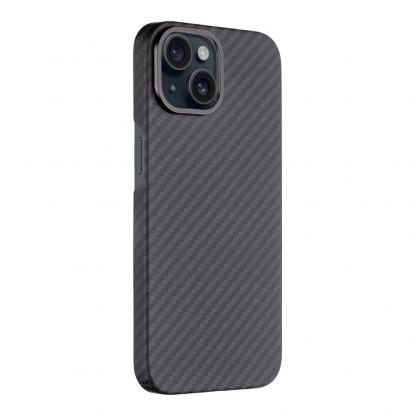 Tactical MagForce Aramid Case - кевларен кейс с MagSafe за iPhone 15 (черен) 2