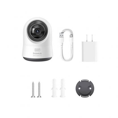 Baseus P1 Pro Home Smart Security Camera 3K - домашна видеокамера (бял) 6