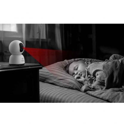 Baseus P1 Lite Home Smart Security Camera 2K - домашна видеокамера (бял) 13