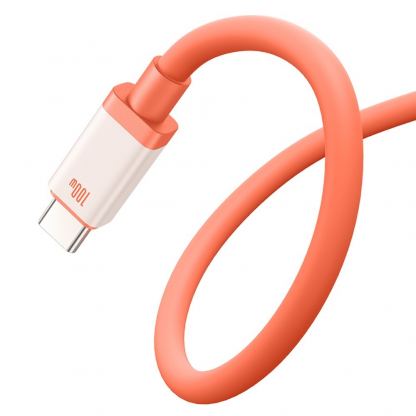 Baseus Zero Degrees USB-A to USB-C Data Cable 100W - здрав USB-A към USB-C кабел за устройства с USB-C порт (200 см) (оранжев) 4
