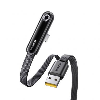Baseus MVP 3 Angled USB-A to USB-C Data Cable 100W - USB-A към USB-C кабел за устройства с USB-C порт (200 см) (черен) 2