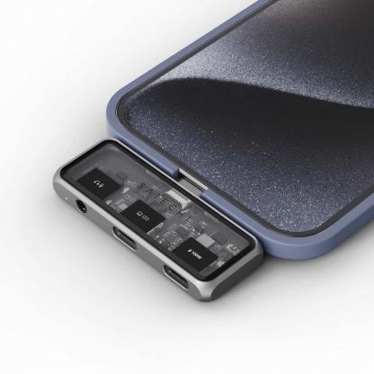 Satechi USB-C Mobile XR Hub with Audio - хъб за свързване на допълнителна периферия към XReal AR очила (тъмносив) 5