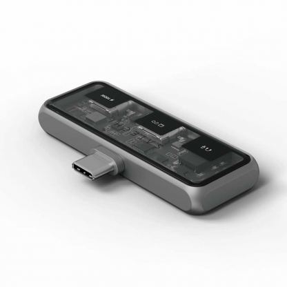 Satechi USB-C Mobile XR Hub with Audio - хъб за свързване на допълнителна периферия към XReal AR очила (тъмносив) 7