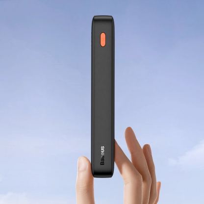 Baseus Airpow Fast Charging Power Bank 20W 20000 mAh - външна батерия с 1xUSB-A и 1xUSB-C изходи с технология за бързо зареждане (черен)  8