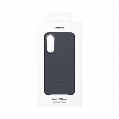 Samsung KindSuit Leather Case EF-VS937PBEGWW - оригинален кожен кейс (веган кожа) за Samsung Galaxy S25 Edge (черен) 6