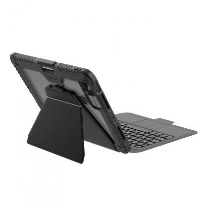Nillkin Bumper Link Keyboard Protective Case Backlit Version - удароустойчив кейс, с отделяща клавиатура и поставка за Apple iPad Pro 13 (2024) (черен) 2