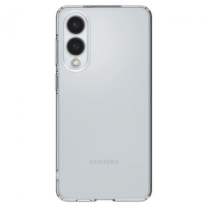 Spigen Liquid Crystal Case - тънък силиконов (TPU) калъф за Samsung Galaxy S25 Edge (прозрачен)  2