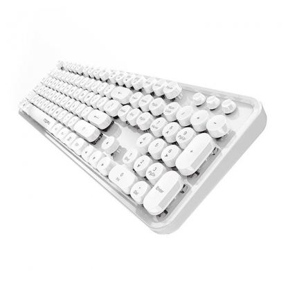 MOFII Sweet Wireless Keyboard and Mouse Set 2.4 GHz- комплект безжични клавиатура и мишка (бял) 2