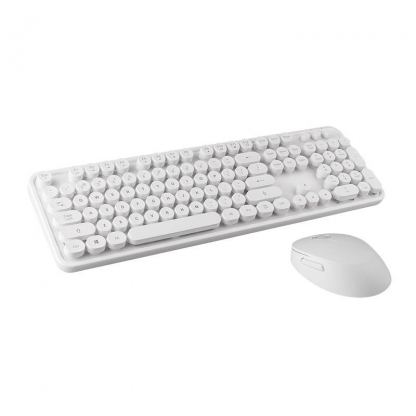 MOFII Sweet Wireless Keyboard and Mouse Set 2.4 GHz- комплект безжични клавиатура и мишка (бял) 3