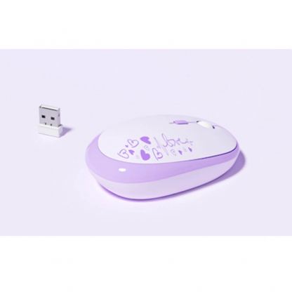 MOFII Lovely Wireless Keyboard and Mouse Set 2.4 GHz- комплект безжични клавиатура и мишка (лилав) 4