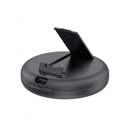Budi 519W 12-in-1 Qi Wireless Charger 15W - поставка (пад) за безжично зареждане с технология за бързо зареждане за Qi съвместими устройства и комплект кабели (черен) 3