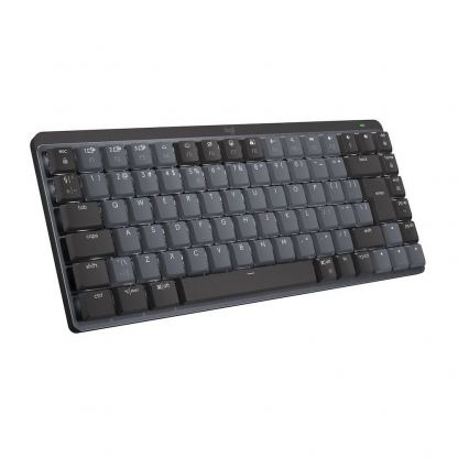 Logitech MX Mechanical Mini Wireless Illuminated Keyboard Tactical Quiet US International - безжична механична клавиатура с подсветка (за PC и Mac) (тъмносив) 2