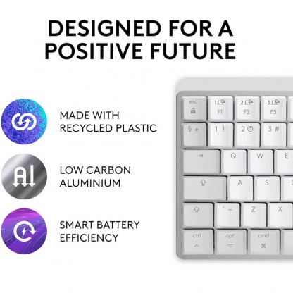 Logitech MX Mechanical Mini Wireless Illuminated Keyboard Tactical Quiet US International - безжична механична клавиатура с подсветка (за PC и Mac) (тъмносив) 6