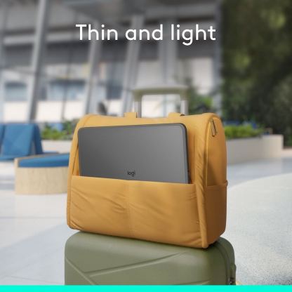 Logitech Combo Touch US - безжична клавиатура с тракпад и отделящ се кейс с поставка за Apple iPad Pro 13 (2024) (тъмносив) 3