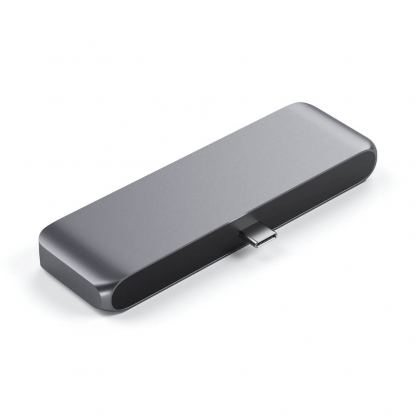 Satechi USB-C Mobile Pro Hub SD - мултифункционален хъб за свързване на допълнителна периферия за iPad Pro, iPad Air и мобилни устройства (тъмносив) 3
