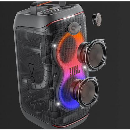 JBL PartyBox Club 120 Portable Bluetooth Speaker - безжичен Bluetooth спийкър със светлинни ефекти (бял) 14