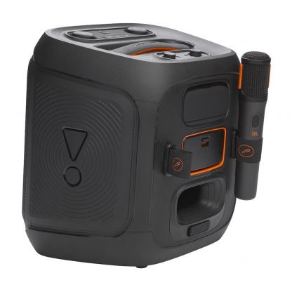 JBL PartyBox Encore 2 100W - безжичен Bluetooth спийкър с безжичен микрофон в комплекта (черен) 6