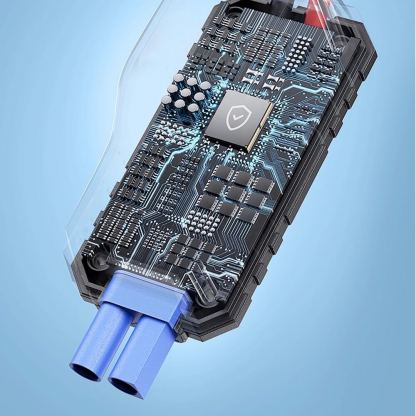 Baseus Super Energy 4in1 Power Bank with Jump Starter and Compressor 6000mAh 600A - качествена външна батерия 7800mAh, фенер, JumpStarter и компресор за автомобил (черен) 12