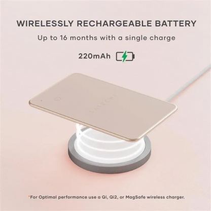 Satechi FindAll Card Location Finder - устройство за намиране на изгубени вещи чрез FindMy (черен) 5