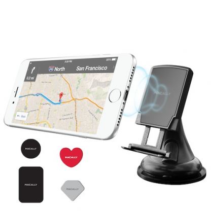 Macally MGripMag Holder Mount - универсална поставка за кола за iPhone и мобилни телефони 8