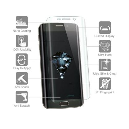 4smarts 360° Protection Set - тънък силиконов кейс и стъклено защитно покритие с извити ръбове за Samsung Galaxy S8 Plus (прозрачен) 4